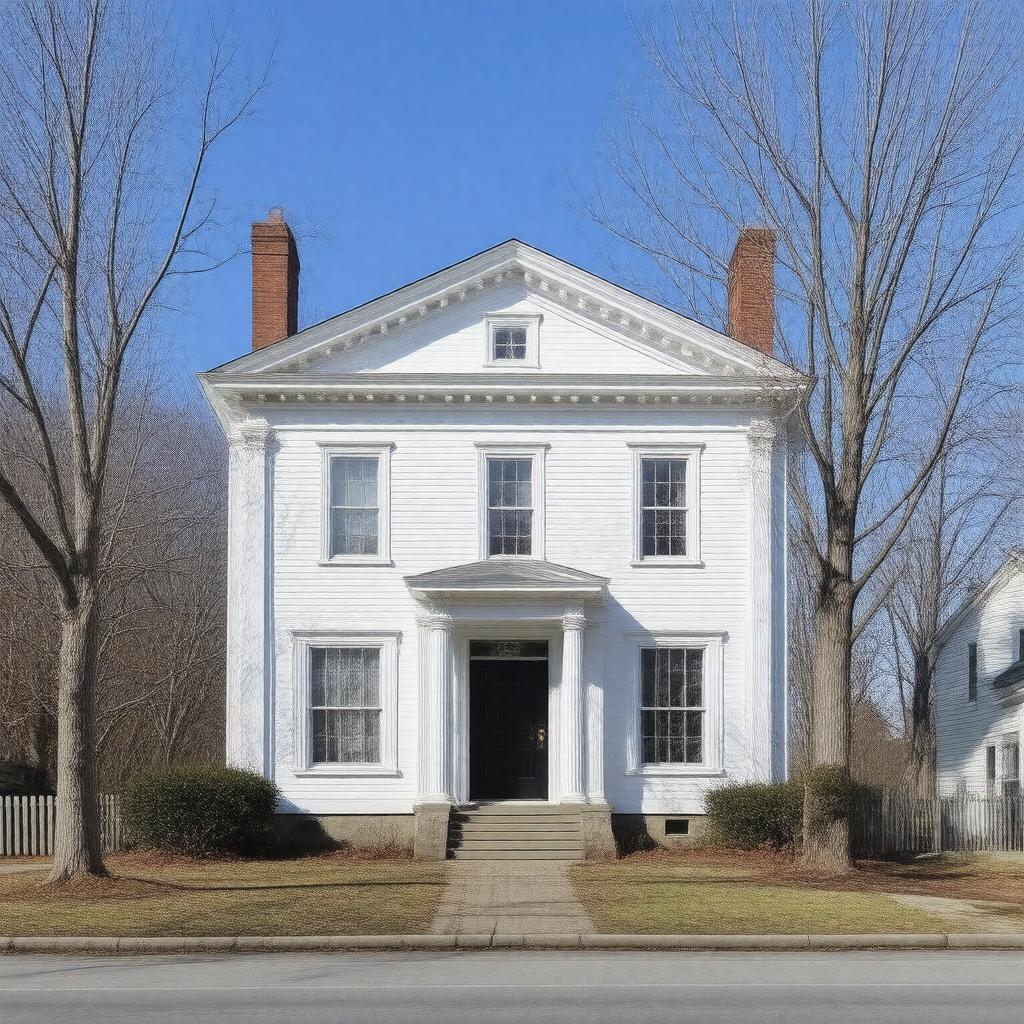 AI-created image of Richardson House (Worcester, Massachusetts)