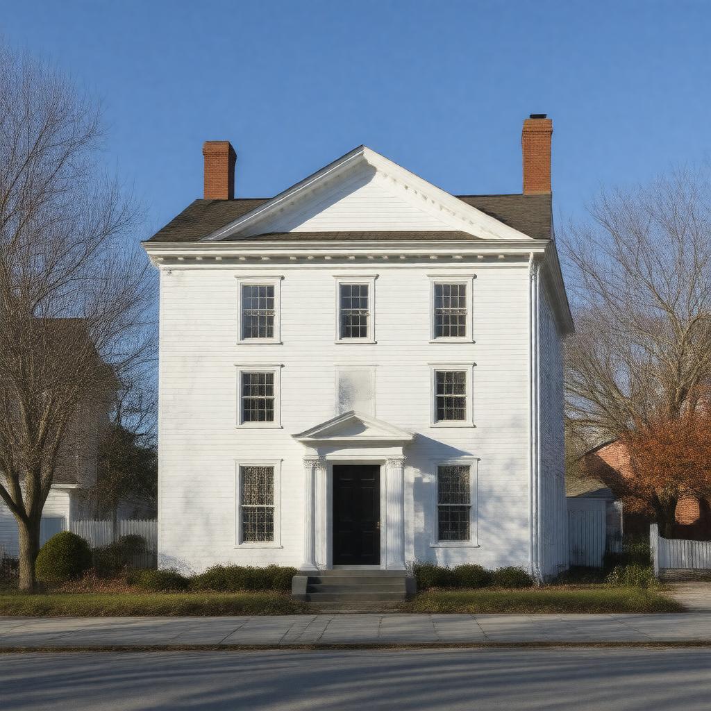 AI-created image of Richardson House (Yarmouth, Maine)