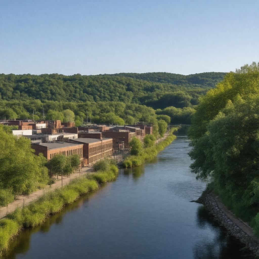 AI-created image of Richland Center, Wisconsin, United States