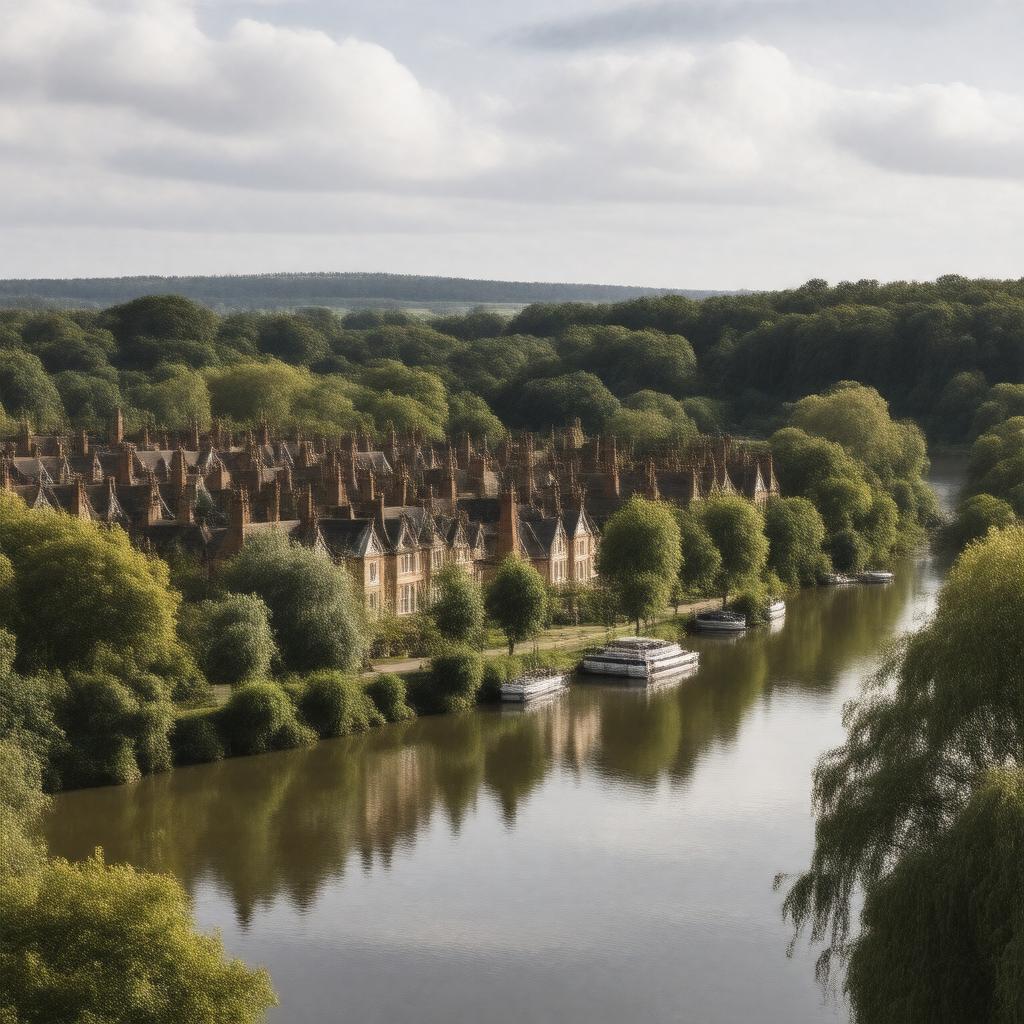 AI-created image of Richmond, London, England