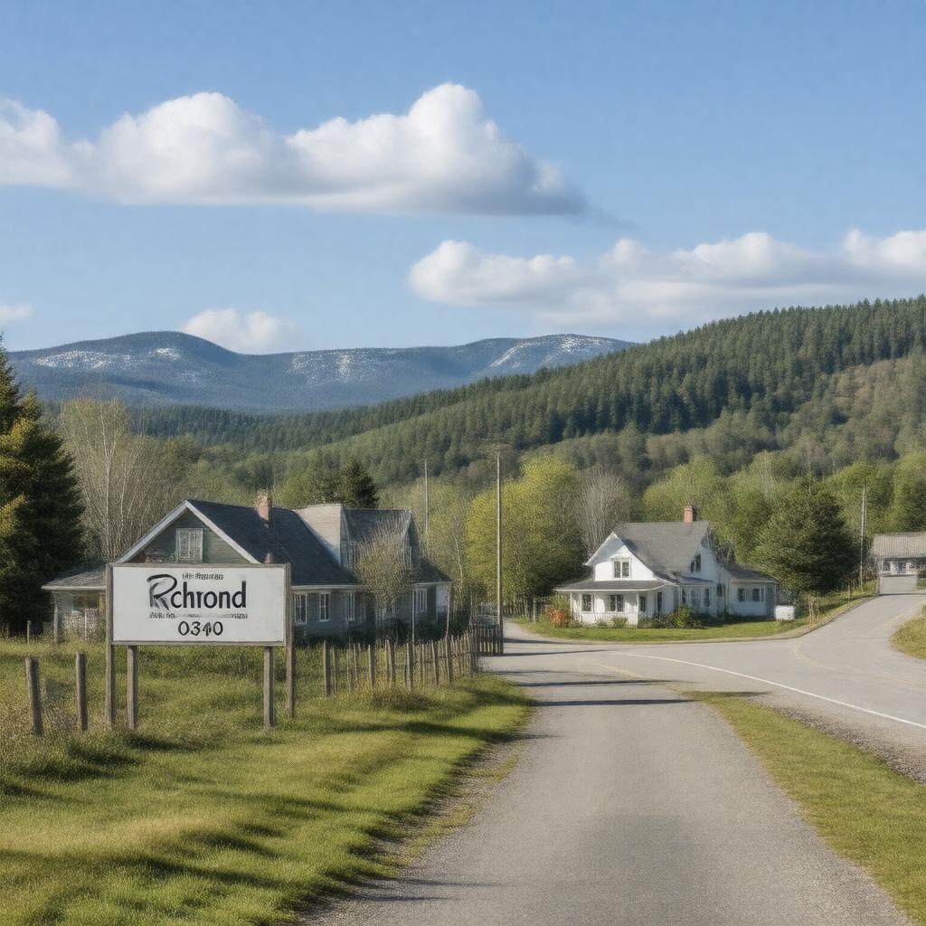 AI-created image of Richmond, New Hampshire, United States