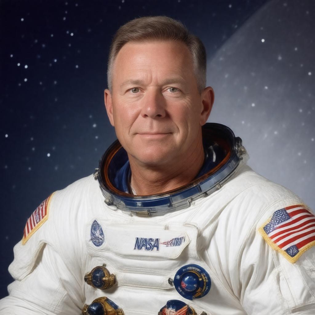 AI-created image of Rick Husband