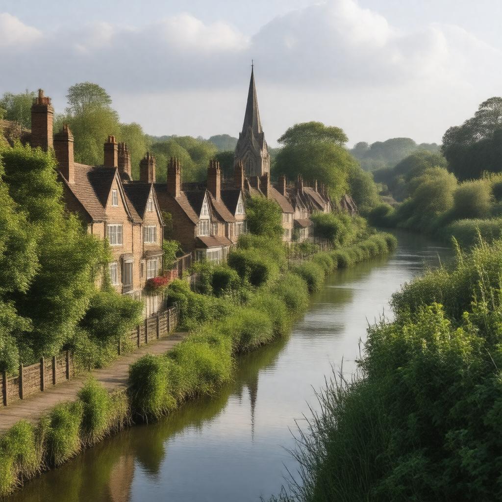 AI-created image of Rickmansworth