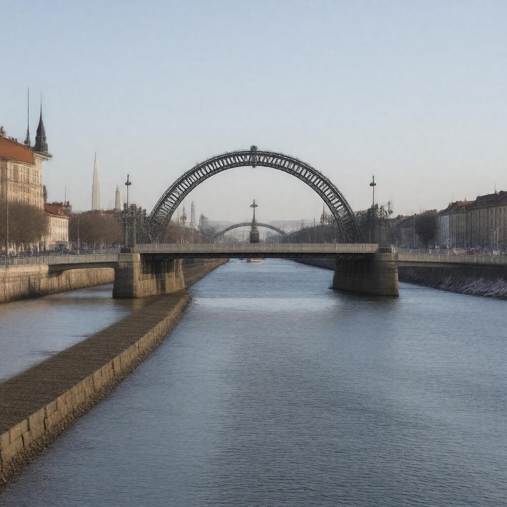 AI-created image of Riddarholmsbron