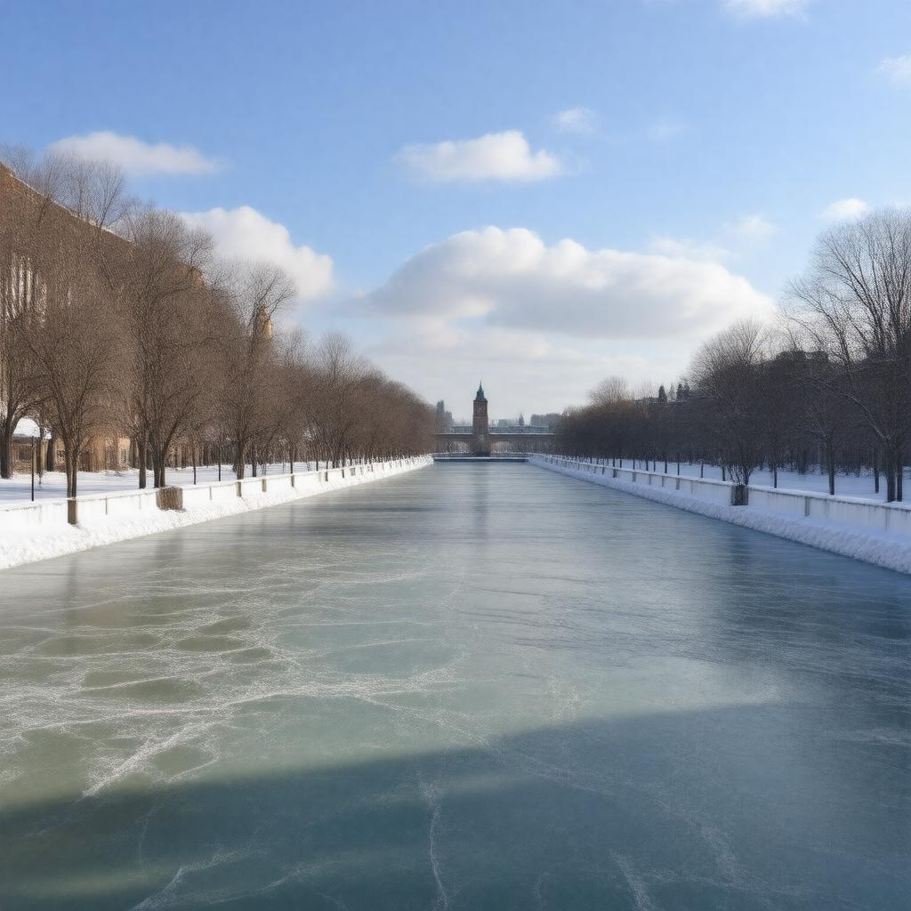 AI-created image of Rideau Canal