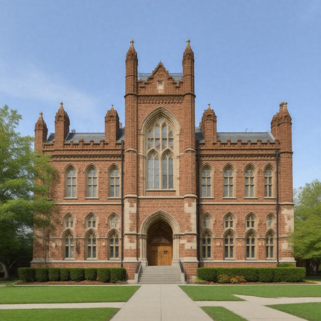 Click to view larger image AI-created image of Ridgley Hall