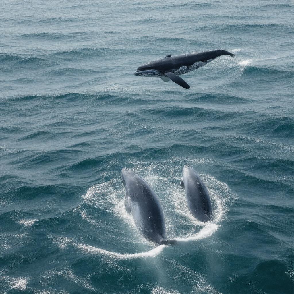 Click to view larger image AI-created image of Right Whale Research