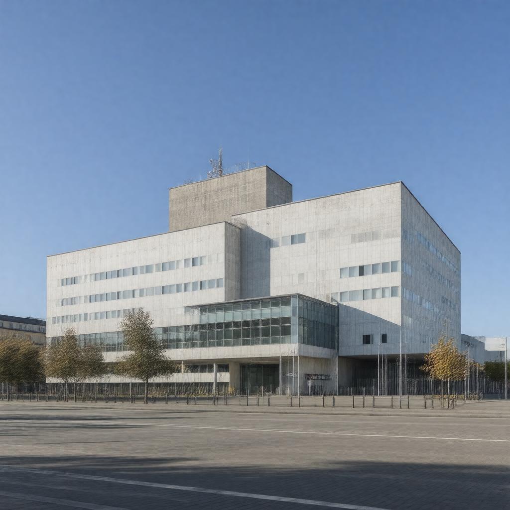 Click to view larger image AI-created image of Rigshospitalet, Copenhagen, Denmark