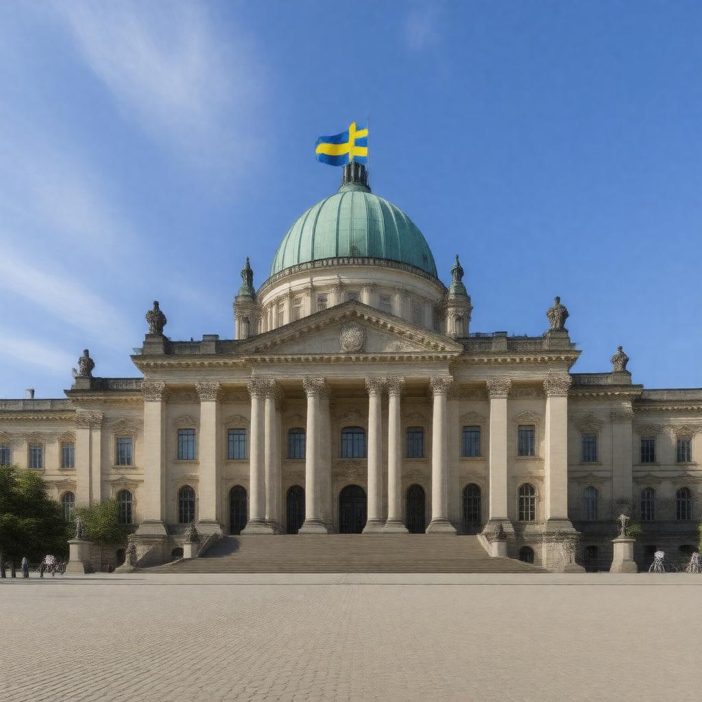 AI-created image of Riksdag