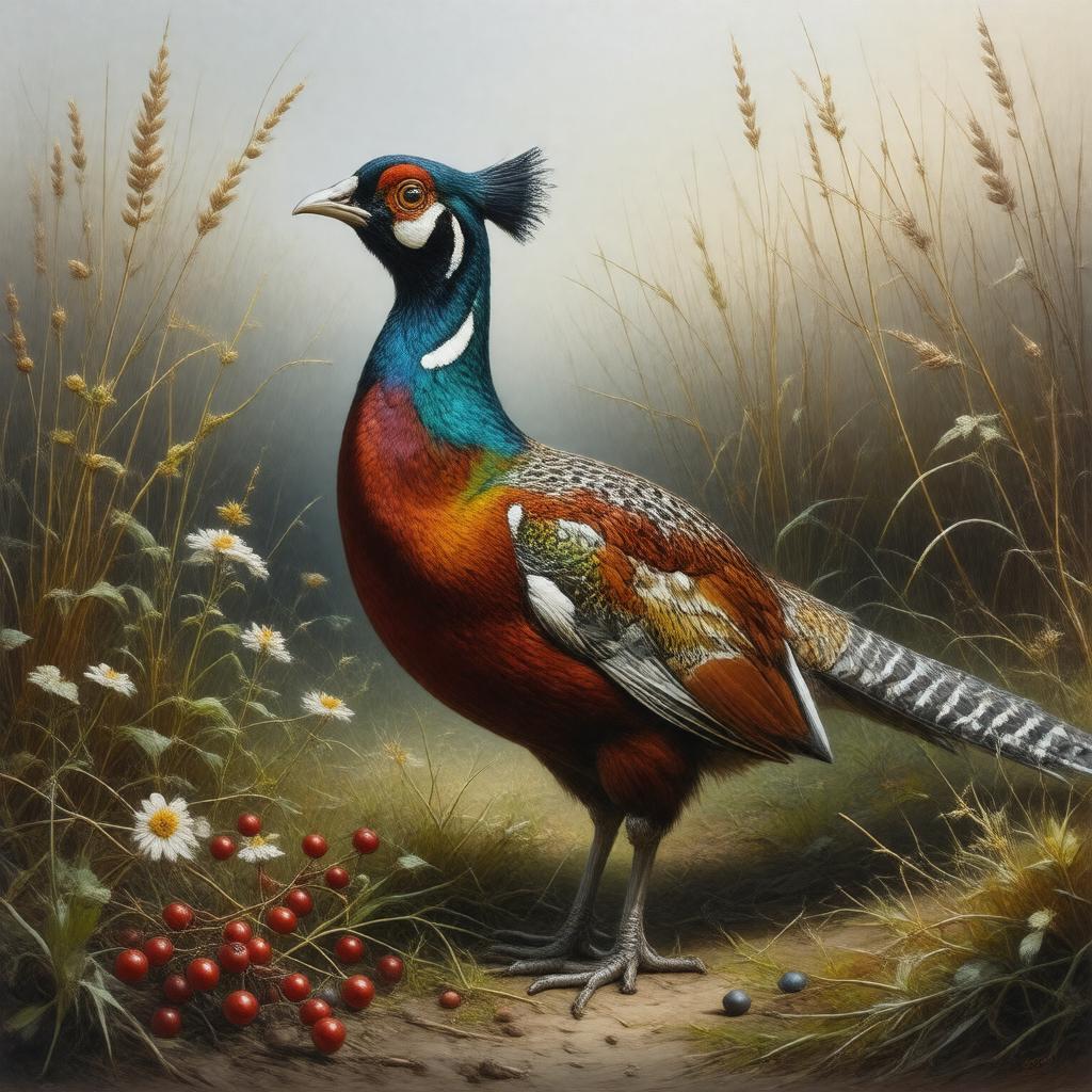 AI-created image of Ring-necked pheasant