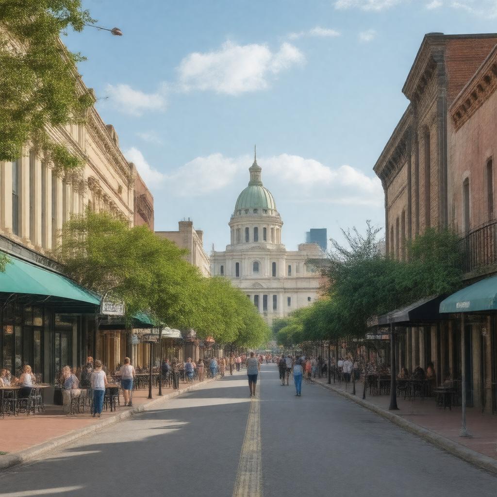 AI-created image of Rio Grande Street