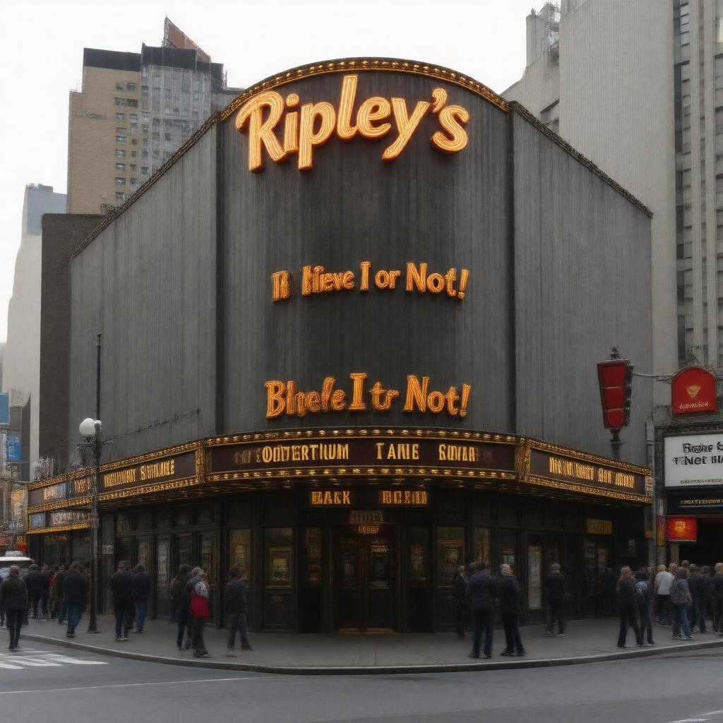 AI-created image of Ripley's Believe It or Not! Times Square