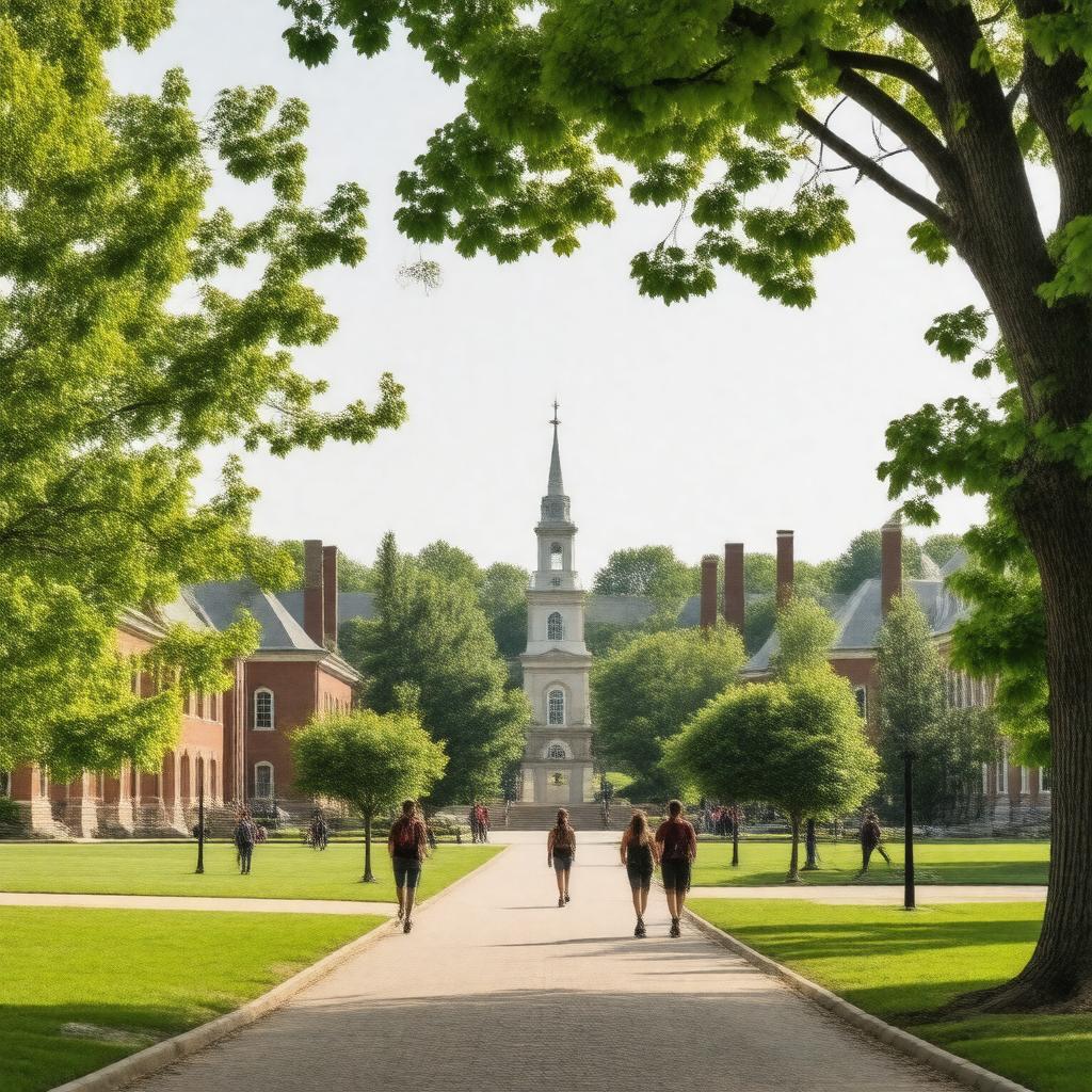 AI-created image of Ripon College