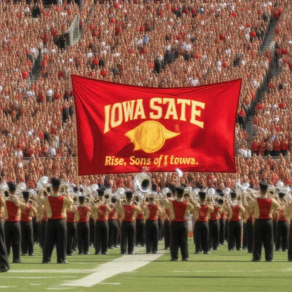 Click to view larger image AI-created image of Rise, Sons of Iowa State