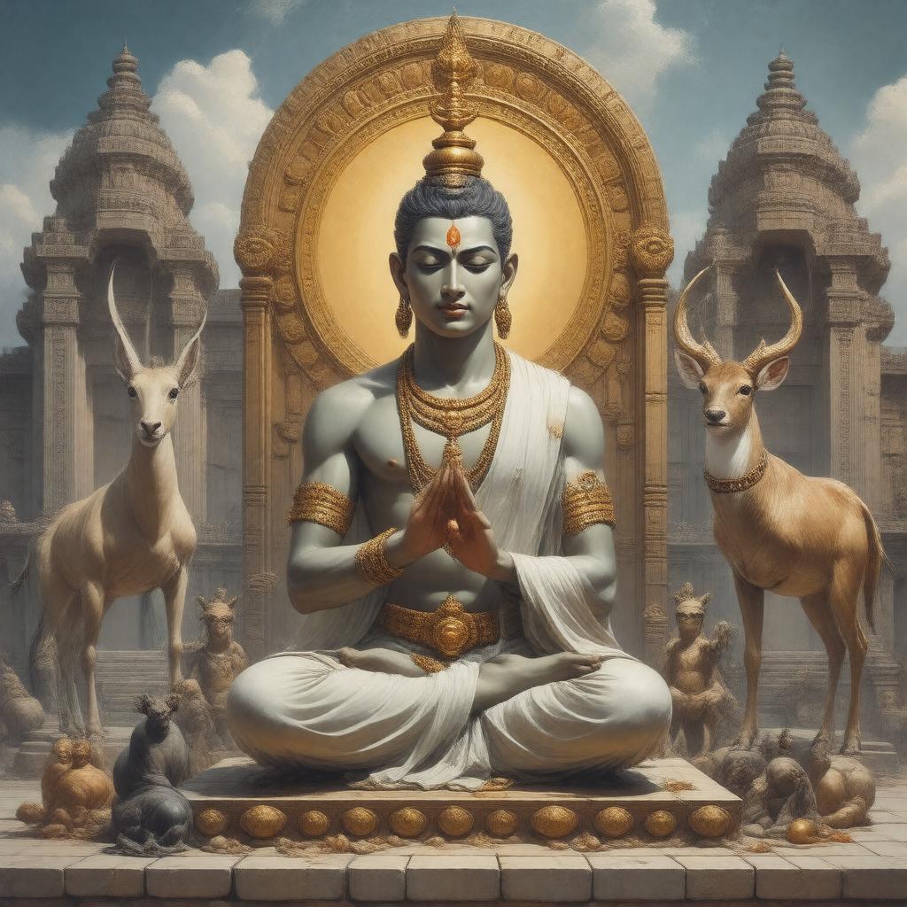 AI-created image of Rishabhanatha