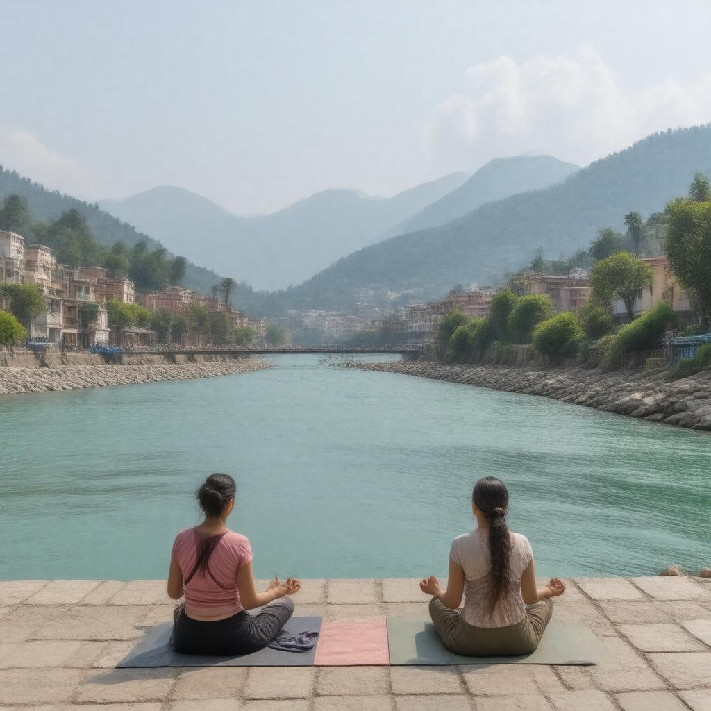 AI-created image of Rishikesh