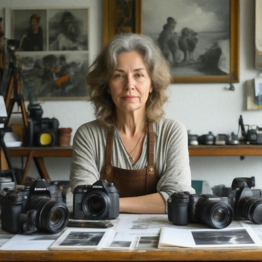 Click to view larger image AI-created image of Rita Buglass Gluck