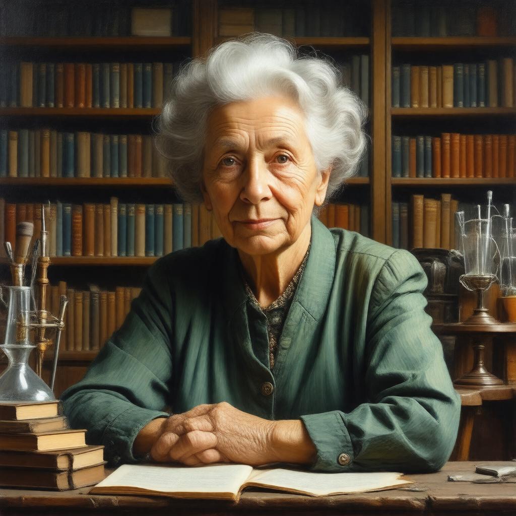 AI-created image of Rita Levi-Montalcini