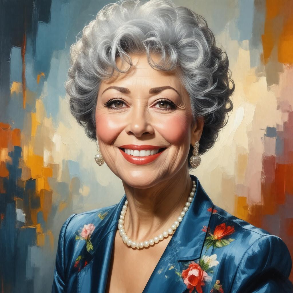 AI-created image of Rita Moreno