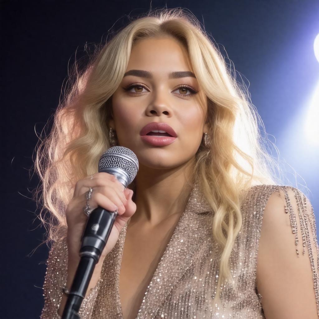 AI-created image of Rita Ora