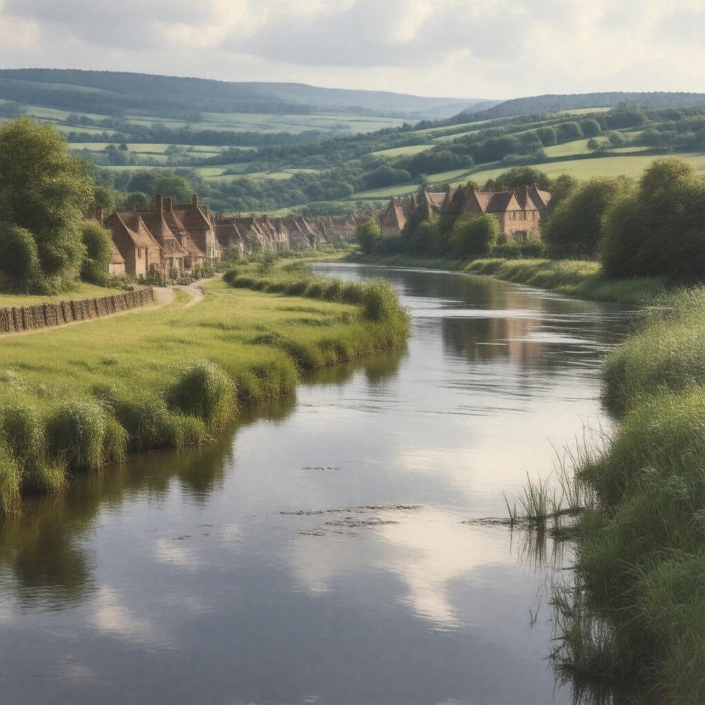 AI-created image of River Avon (Warwickshire)