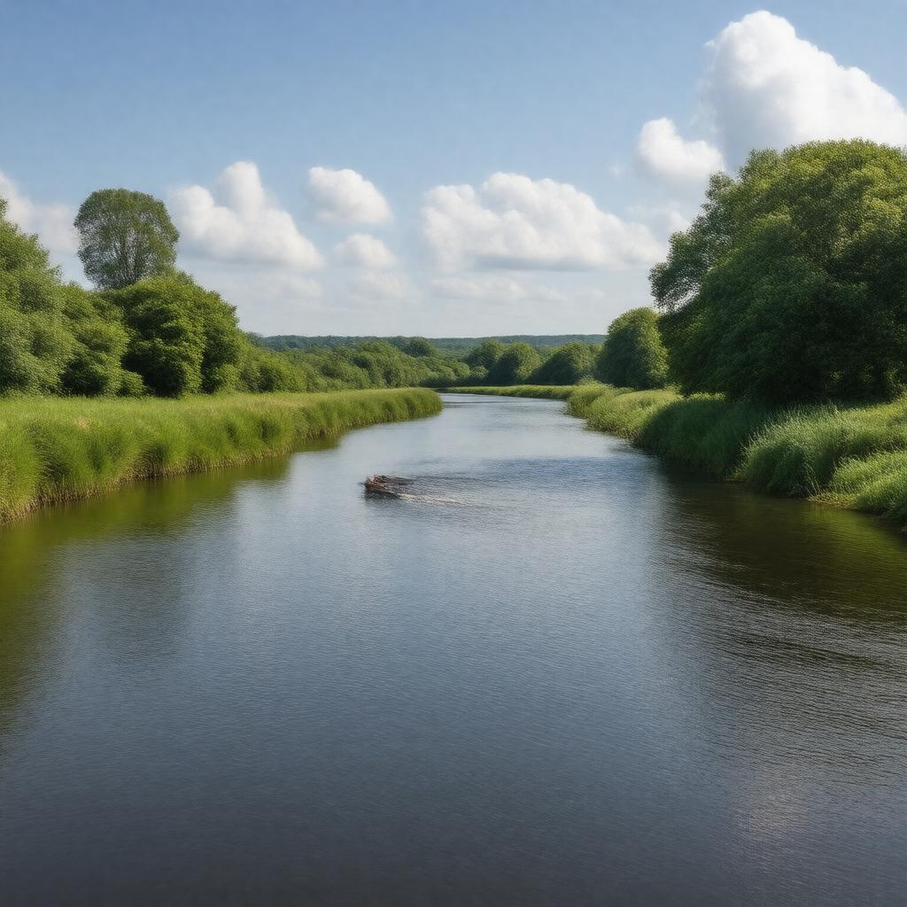 AI-created image of River Bann