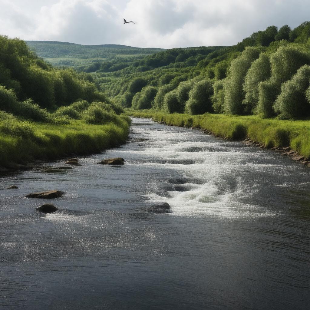 AI-created image of River Blackwater