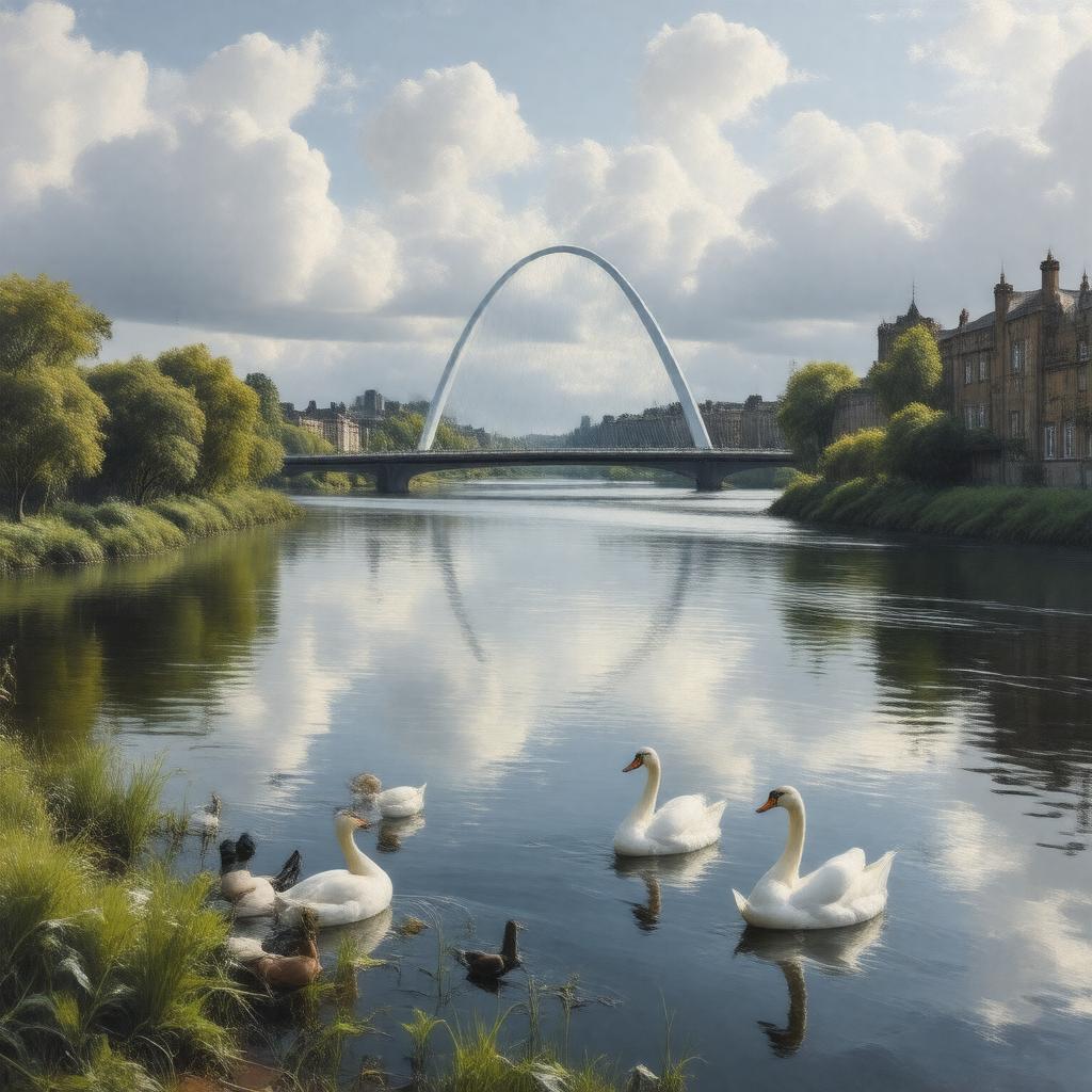 AI-created image of River Clyde