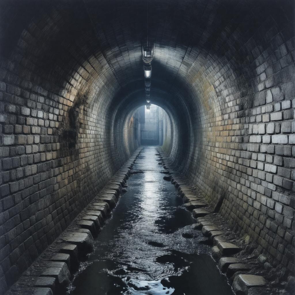 AI-created image of River Effra (underground)