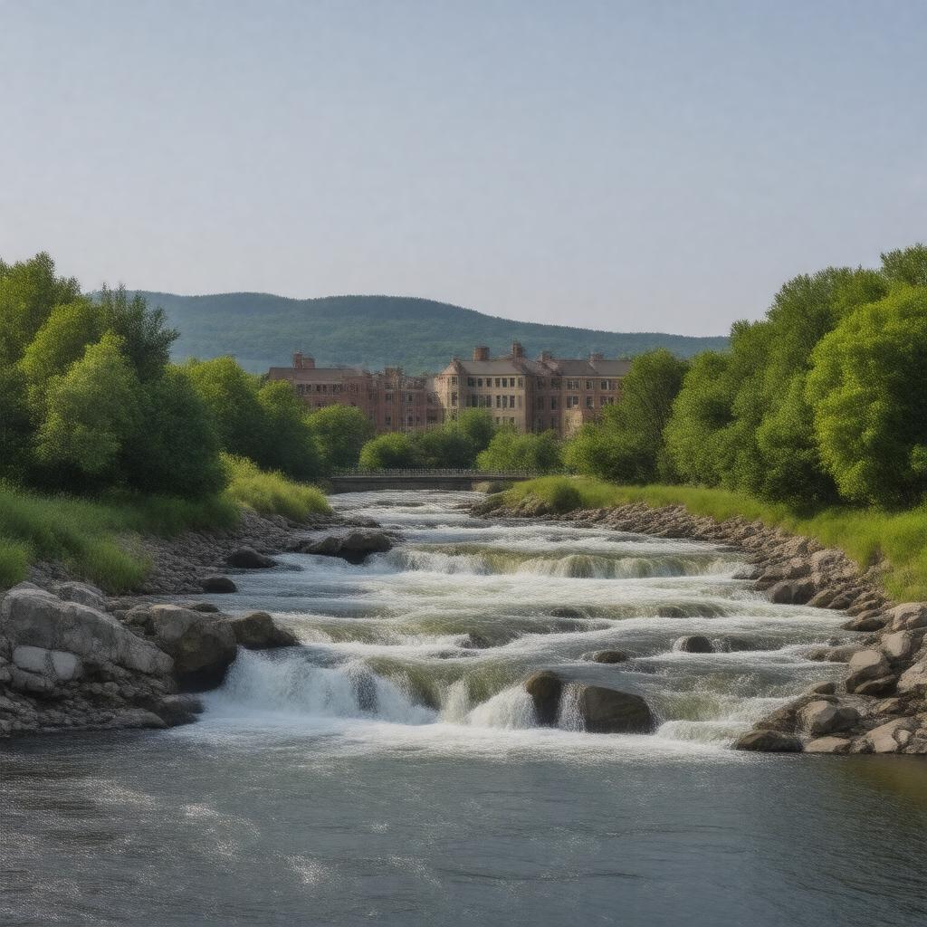 AI-created image of River Falls