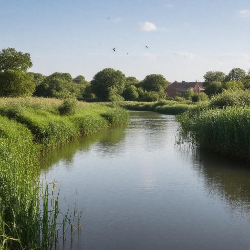 AI-created image of River Freshney