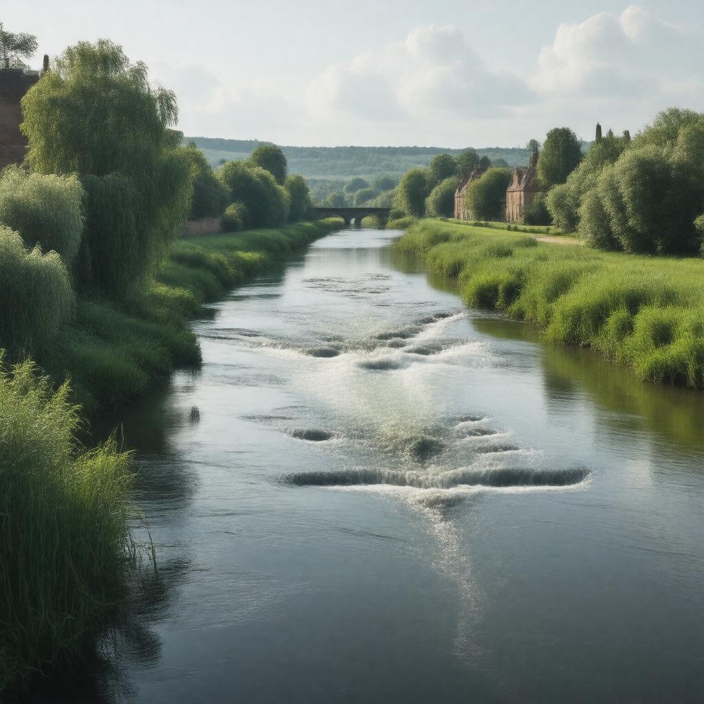 AI-created image of River Frome