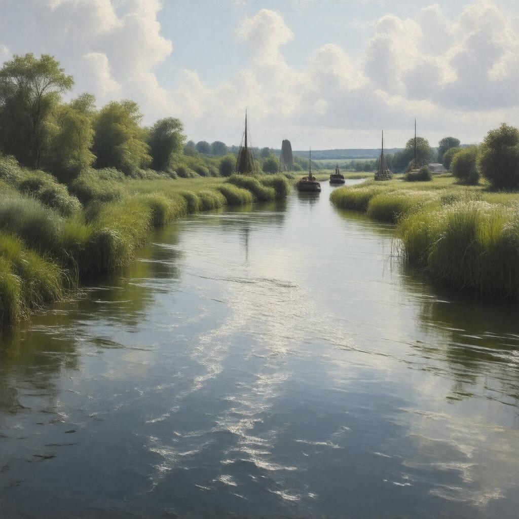 AI-created image of River Great Ouse