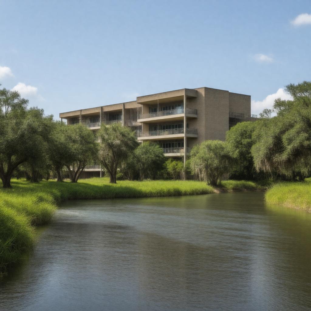 AI-created image of River Hall