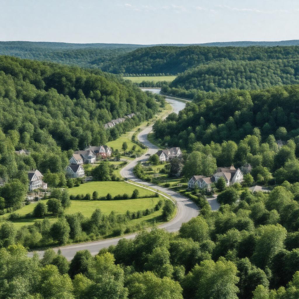 AI-created image of River Hill