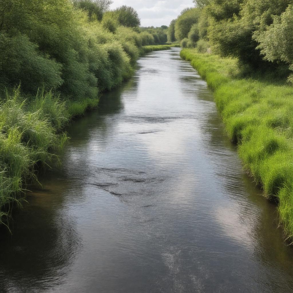AI-created image of River Ivel