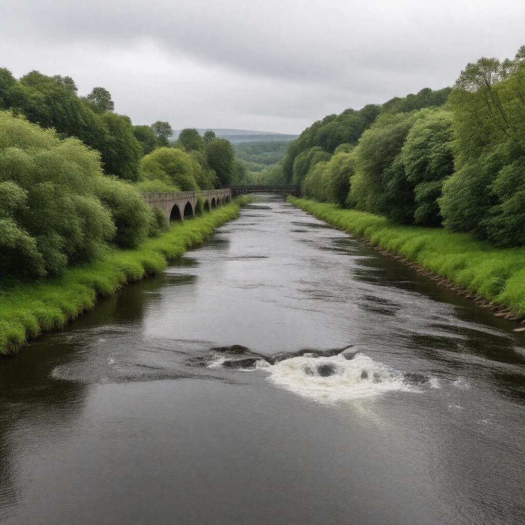 AI-created image of River Kelvin