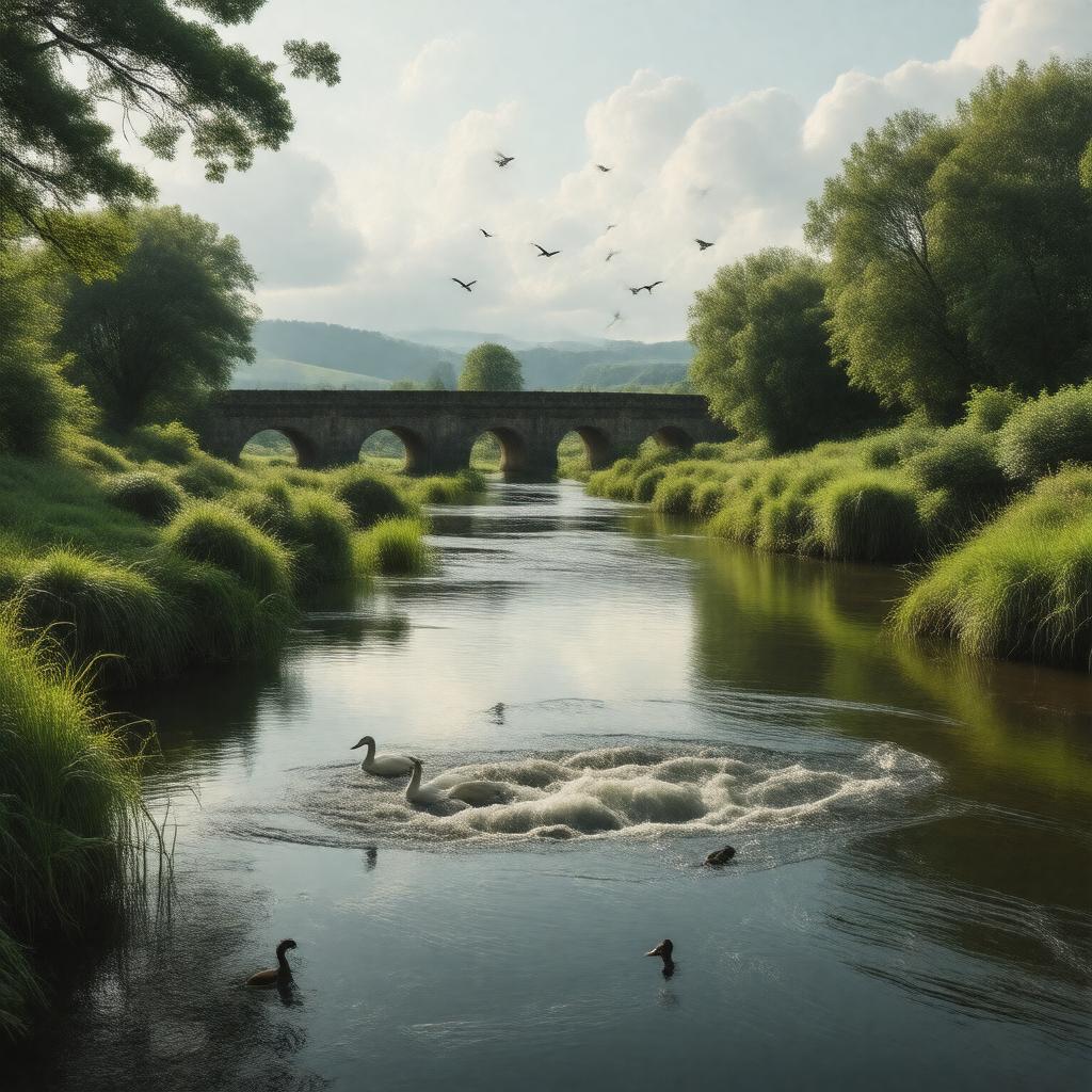 AI-created image of River Lagan