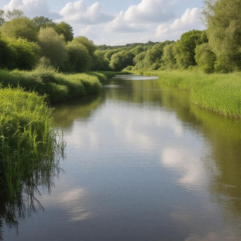 AI-created image of River Lea