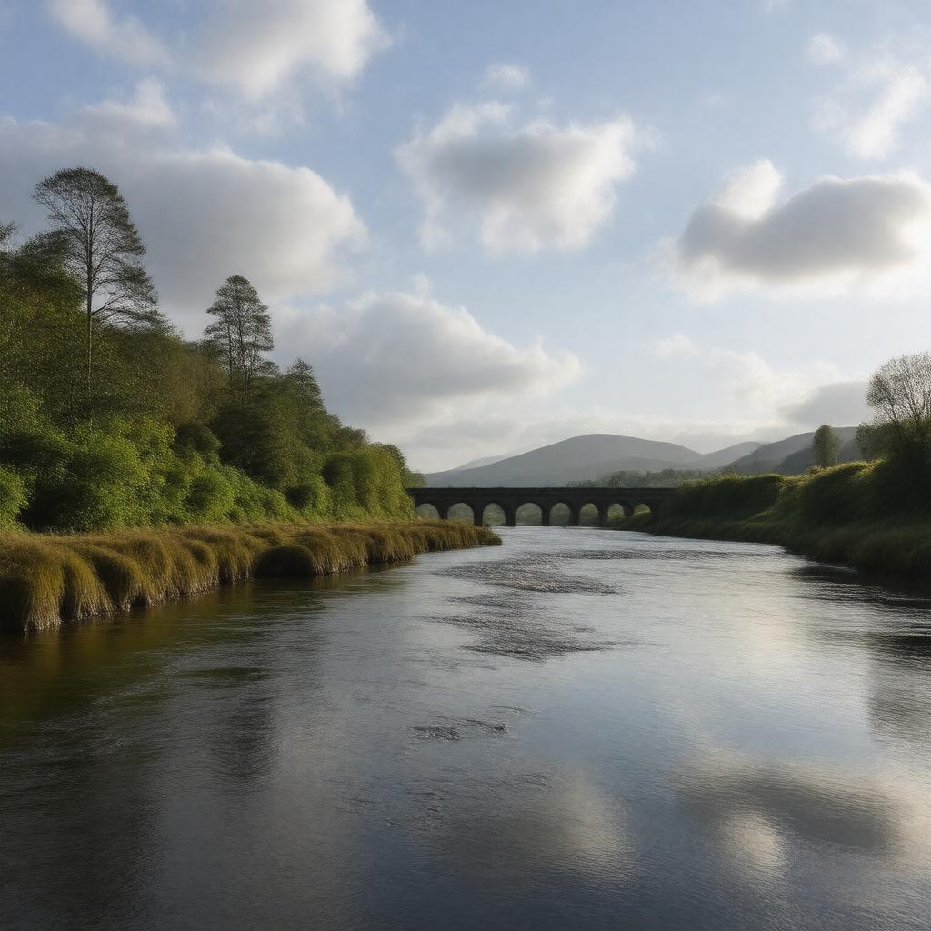 AI-created image of River Leven