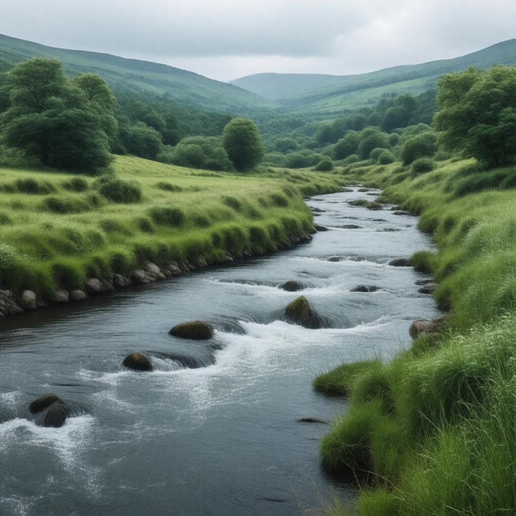 AI-created image of River Little Dart