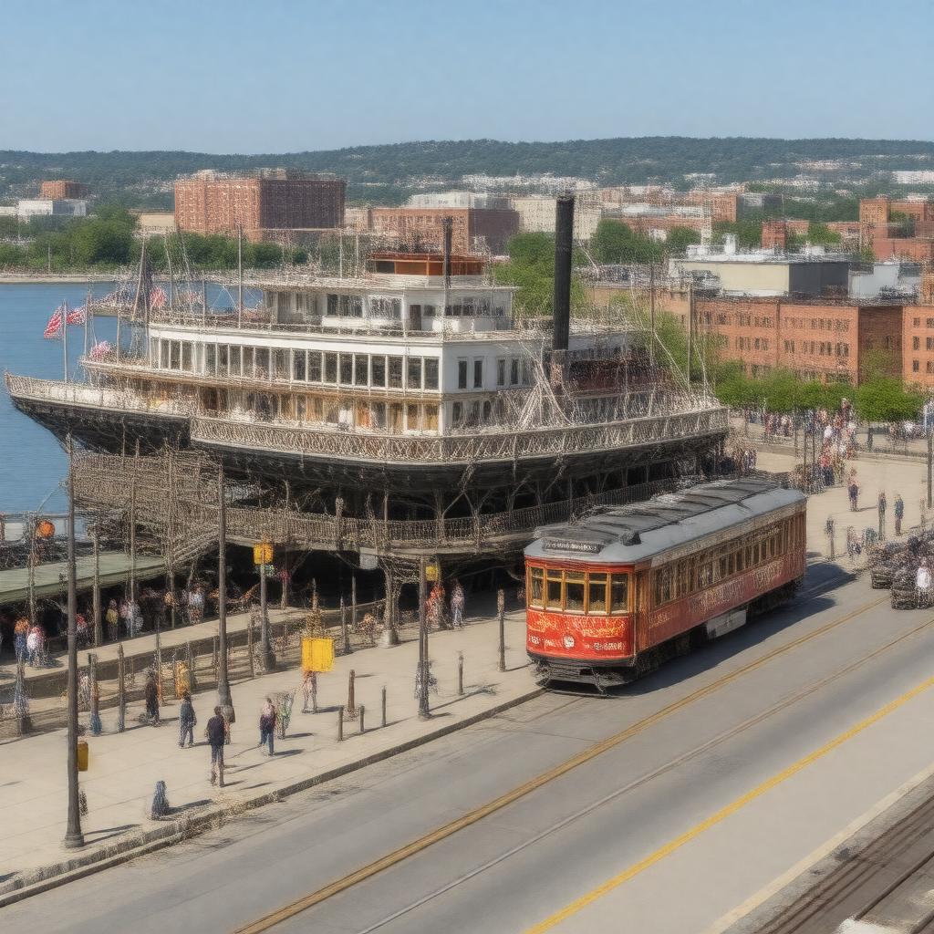 AI-created image of River Market