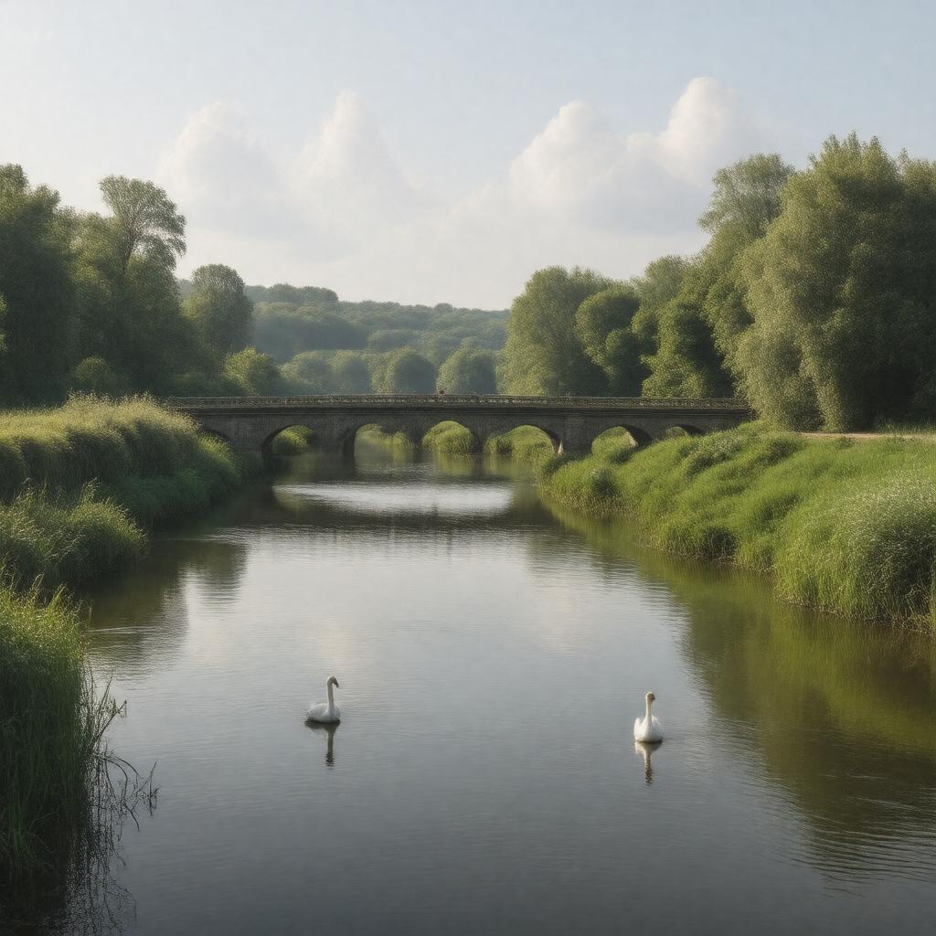 AI-created image of River Medway