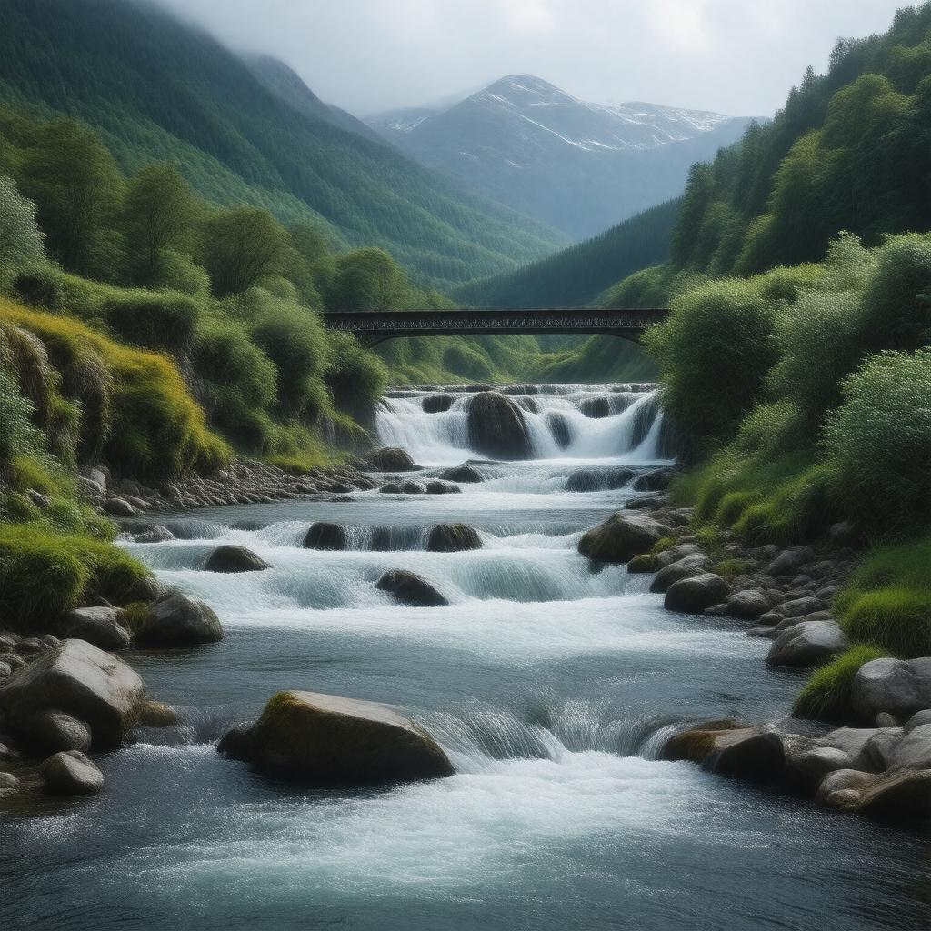 AI-created image of River Moriston