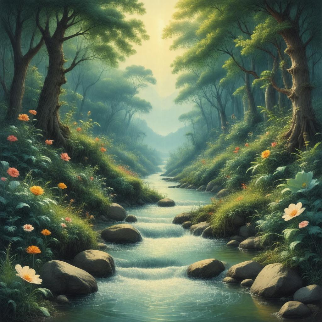 AI-created image of River Out of Eden