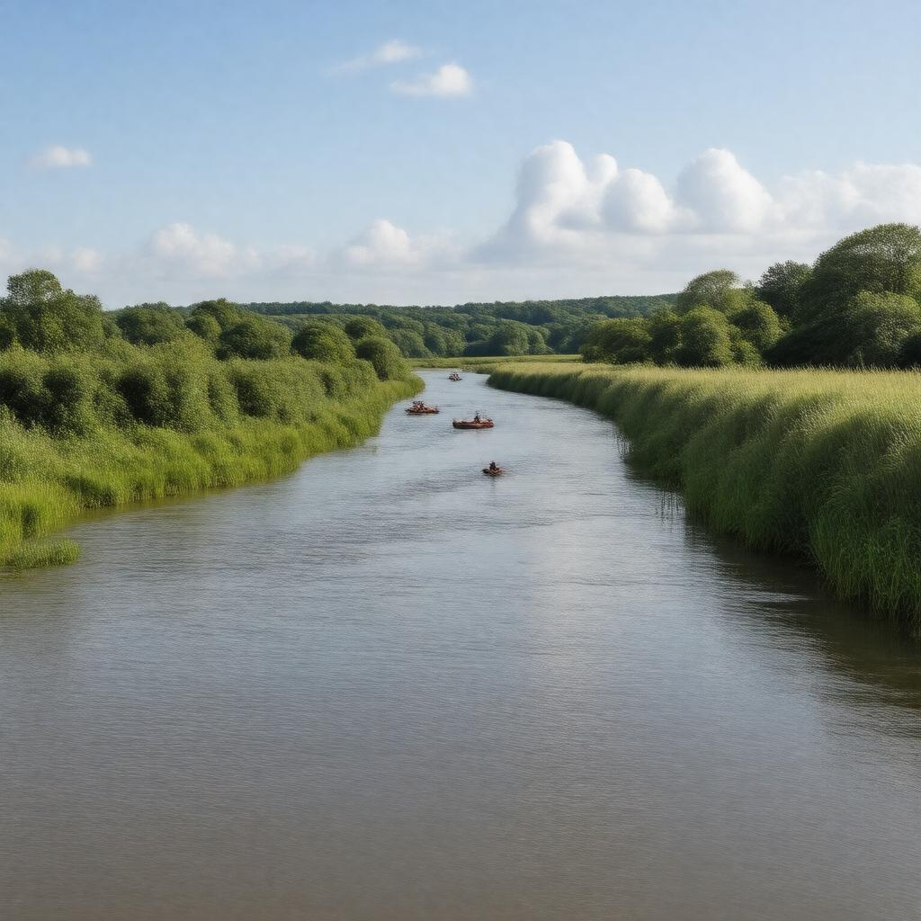 AI-created image of River Severn