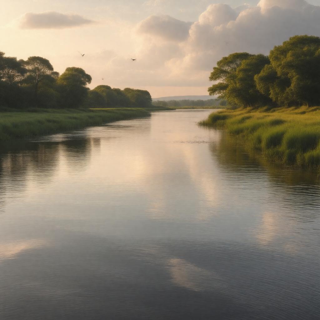 AI-created image of River Severn (UK)