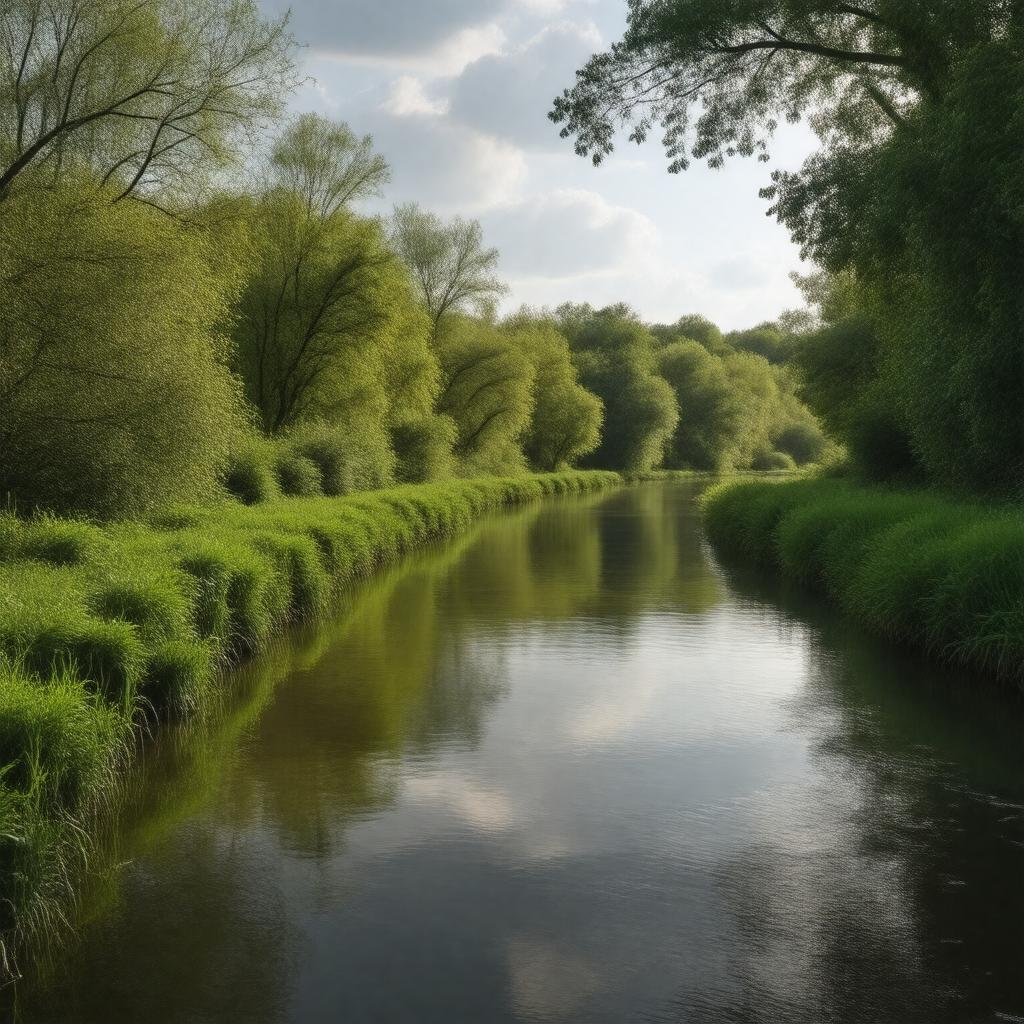 AI-created image of River Stort