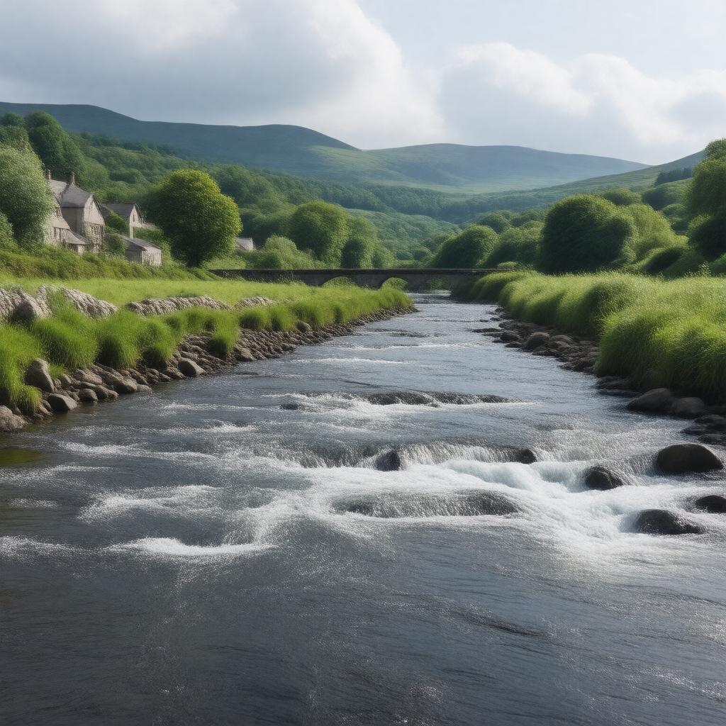 AI-created image of River Tavy