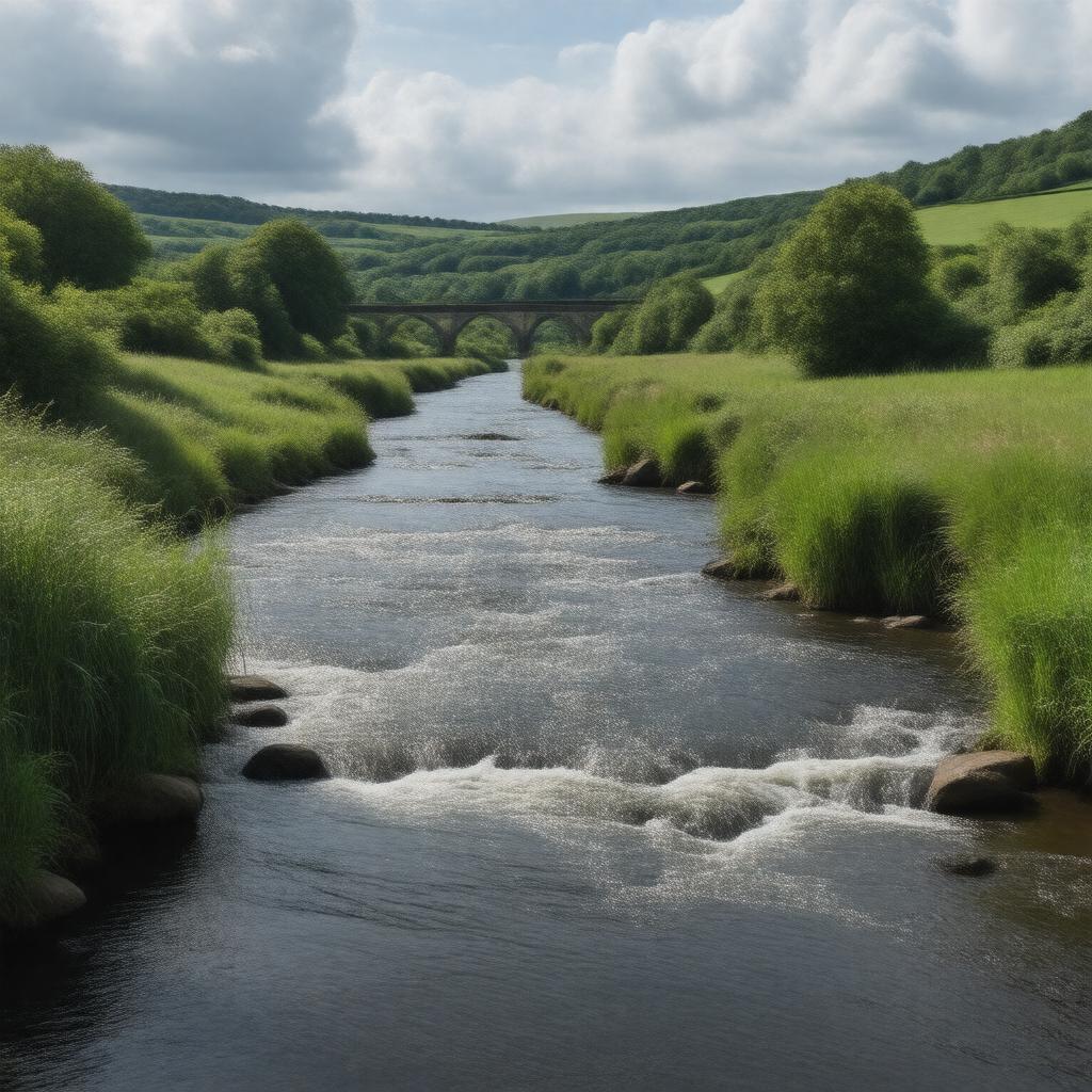 AI-created image of River Torridge